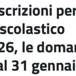 Iscrizioni Anno Scolastico 2025_2026